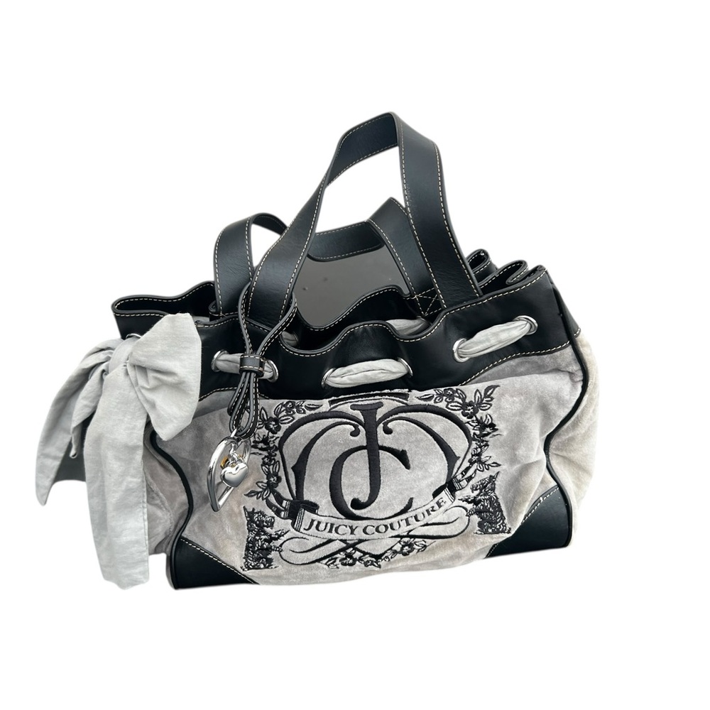 Juicy Couture Vintage Y2K Grey Day Dreamer Tote Bag! READ